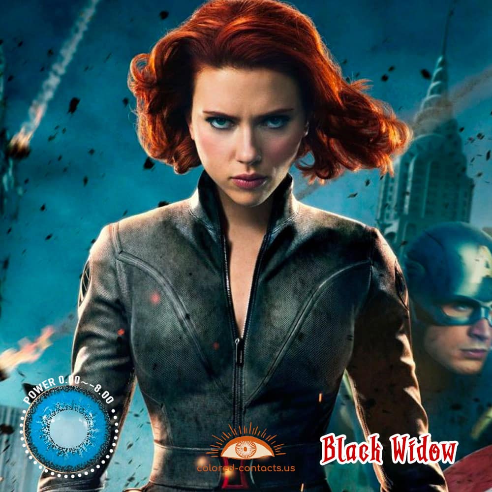 Black Widow Cosplay Contact Lenses - image 1