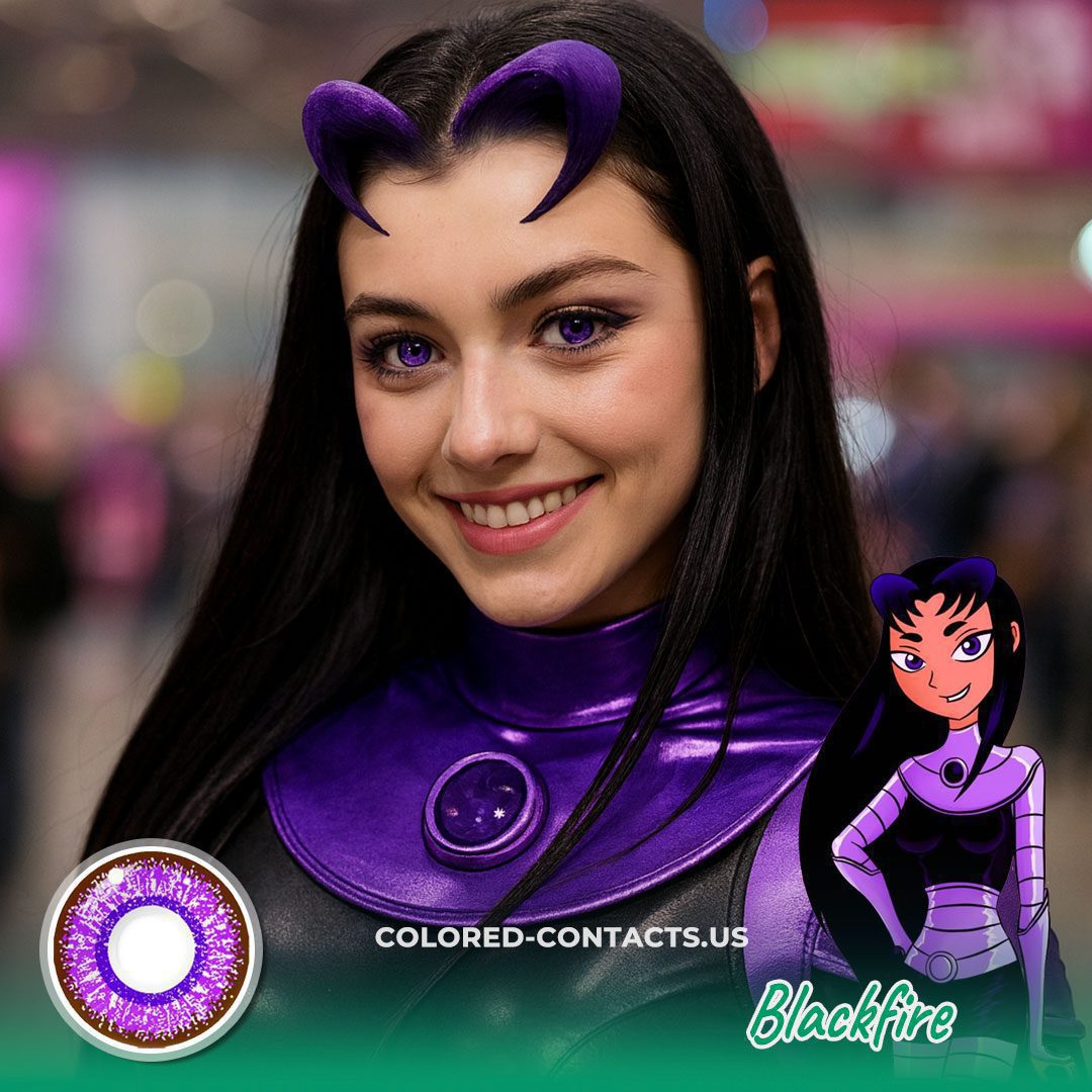 Blackfire Cosplay Contact Lenses - image 1
