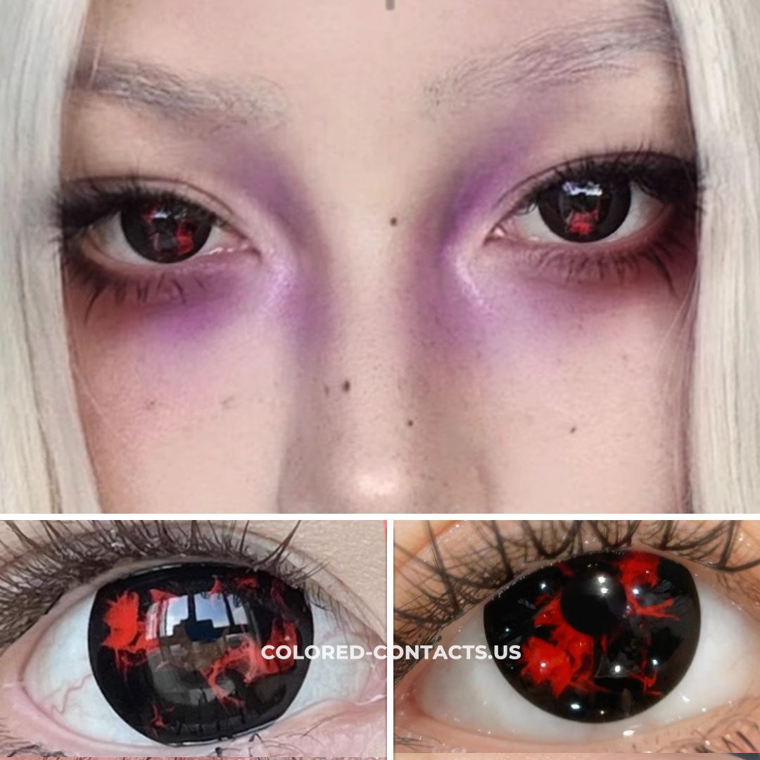 Blood Curse Black Crazy Lenses | 4-Lens Pack - thumbnail 3