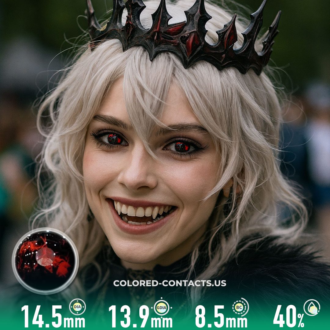 Blood Curse Black Crazy Lenses | 4-Lens Pack - image 1