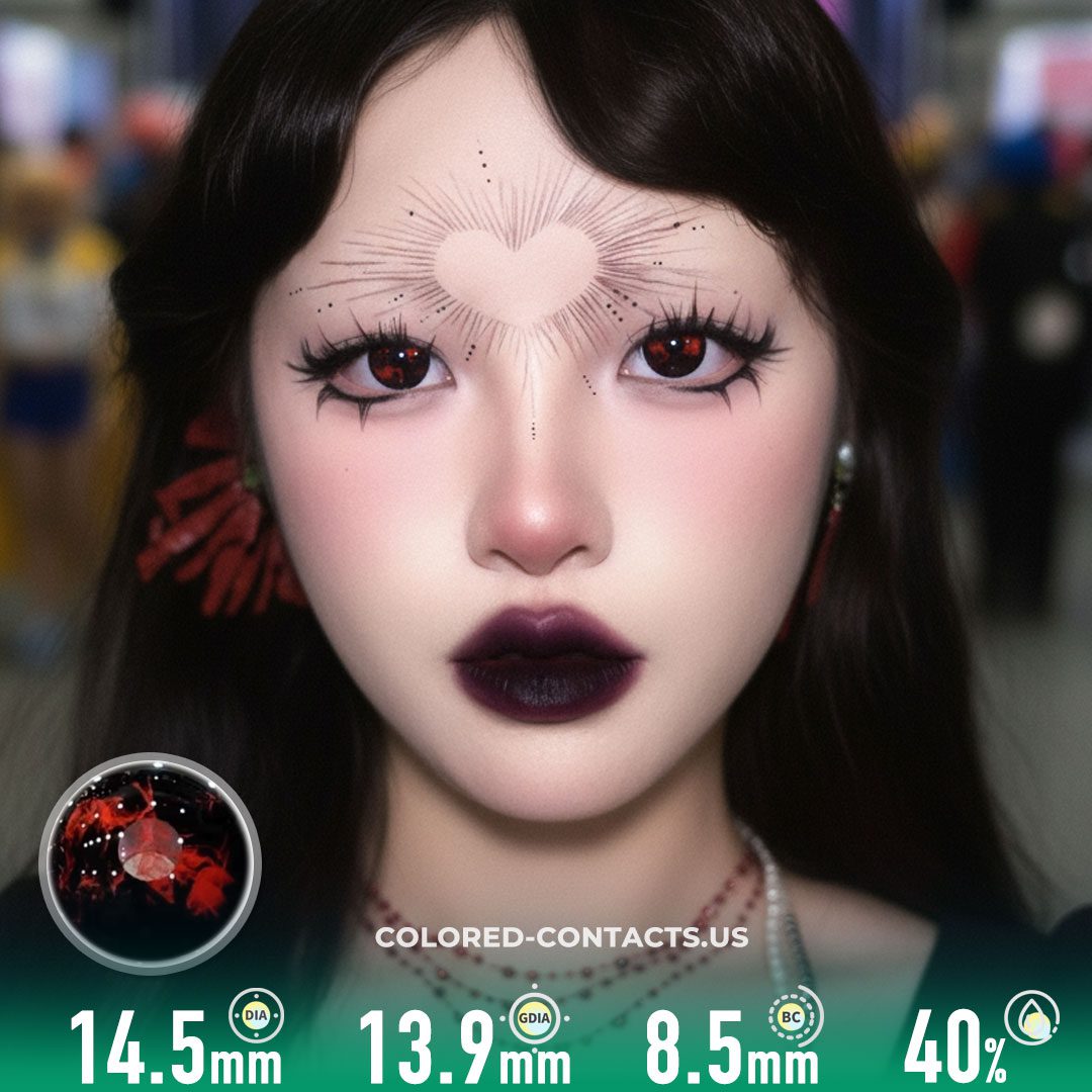Blood Curse Black Crazy Lenses | 4-Lens Pack - thumbnail 2