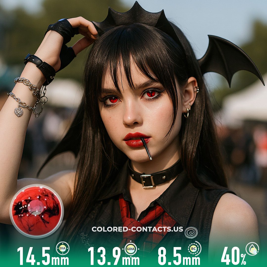 Blood Curse Red Crazy Lenses | 4-Lens Pack - image 1