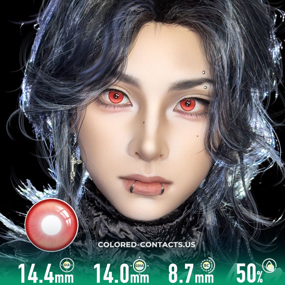 Blood Mist Crimson Colored Contacts - image 1
