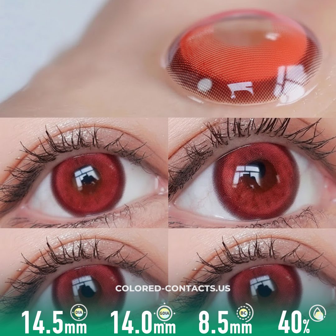 Bloody Mary Contact Lenses - Crimson Red 10-Piece Set - image 1