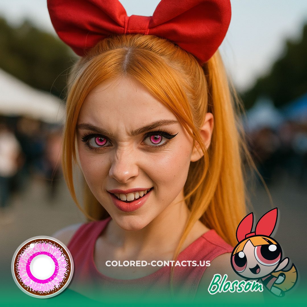 PG: Blossom Cosplay Contact Lenses - image 1