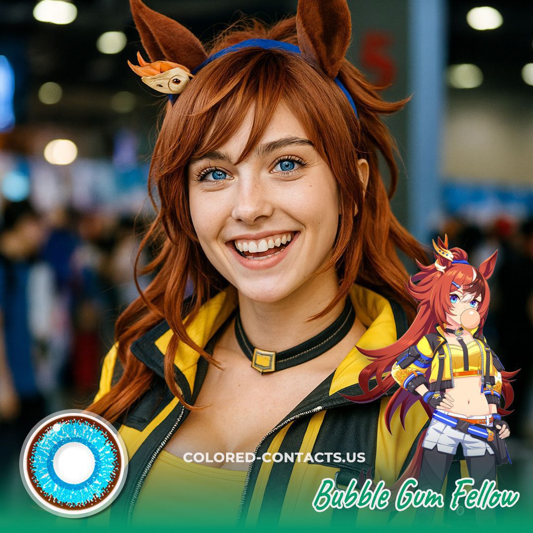 Pretty Derby : Bubble Gum Fellow Cosplay Contact Lenses - image 1