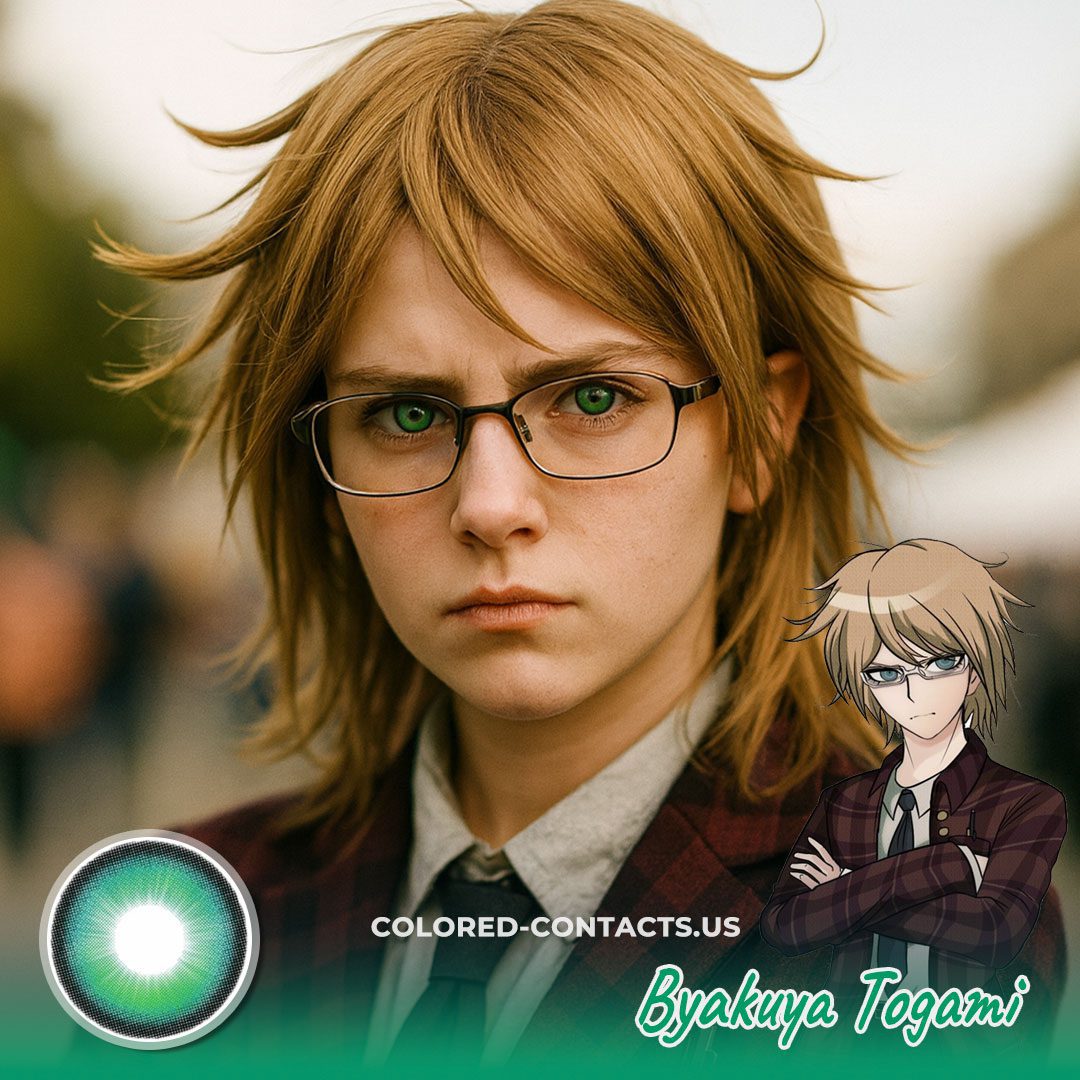 Byakuya Togami Cosplay Contact Lenses - image 1