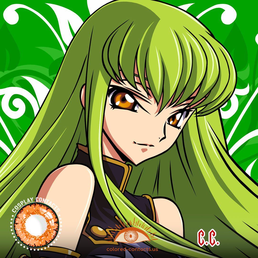 C.C. Cosplay Contacts – Orange Version - image 1