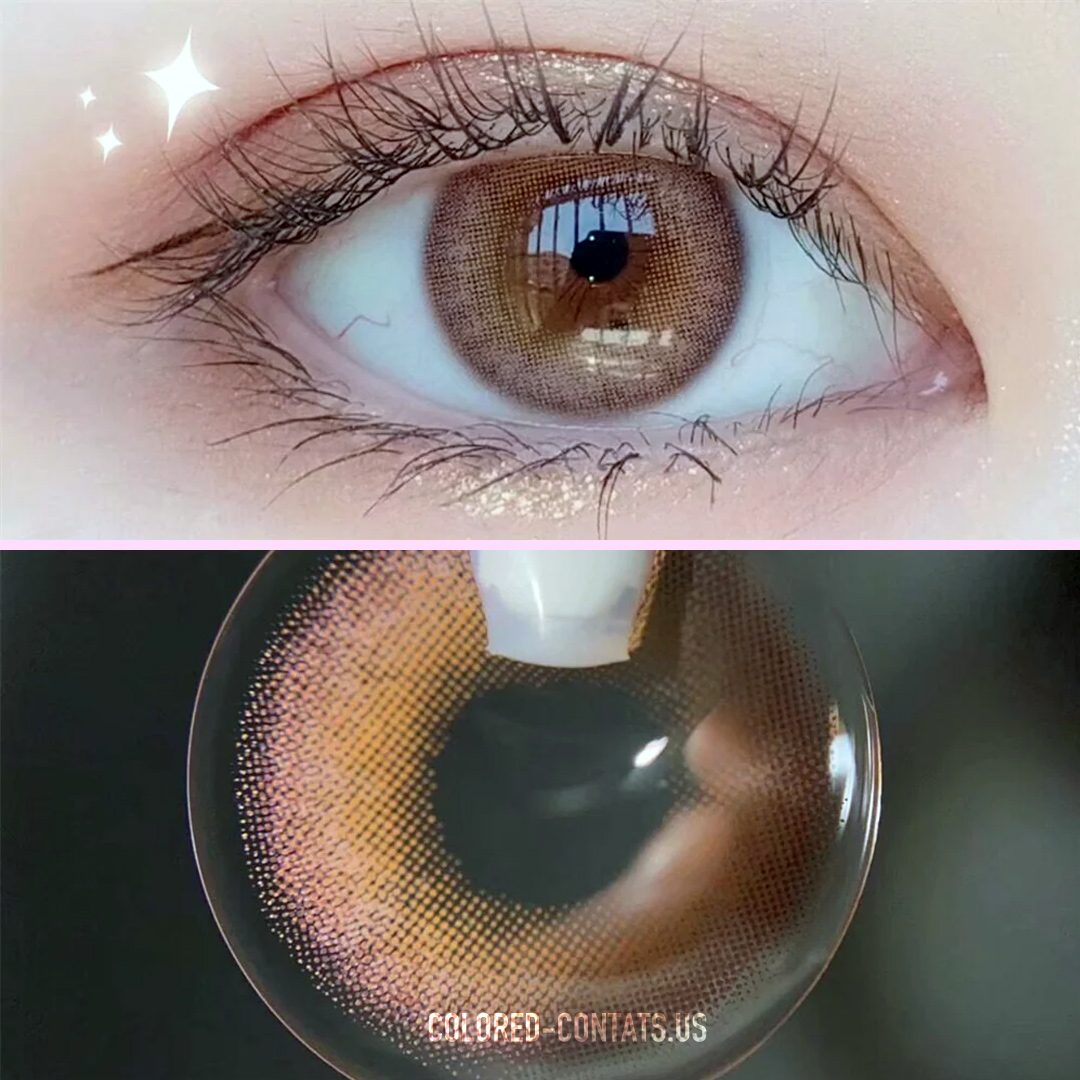Cocoa Basilic Brown Contact Lenses - thumbnail 2