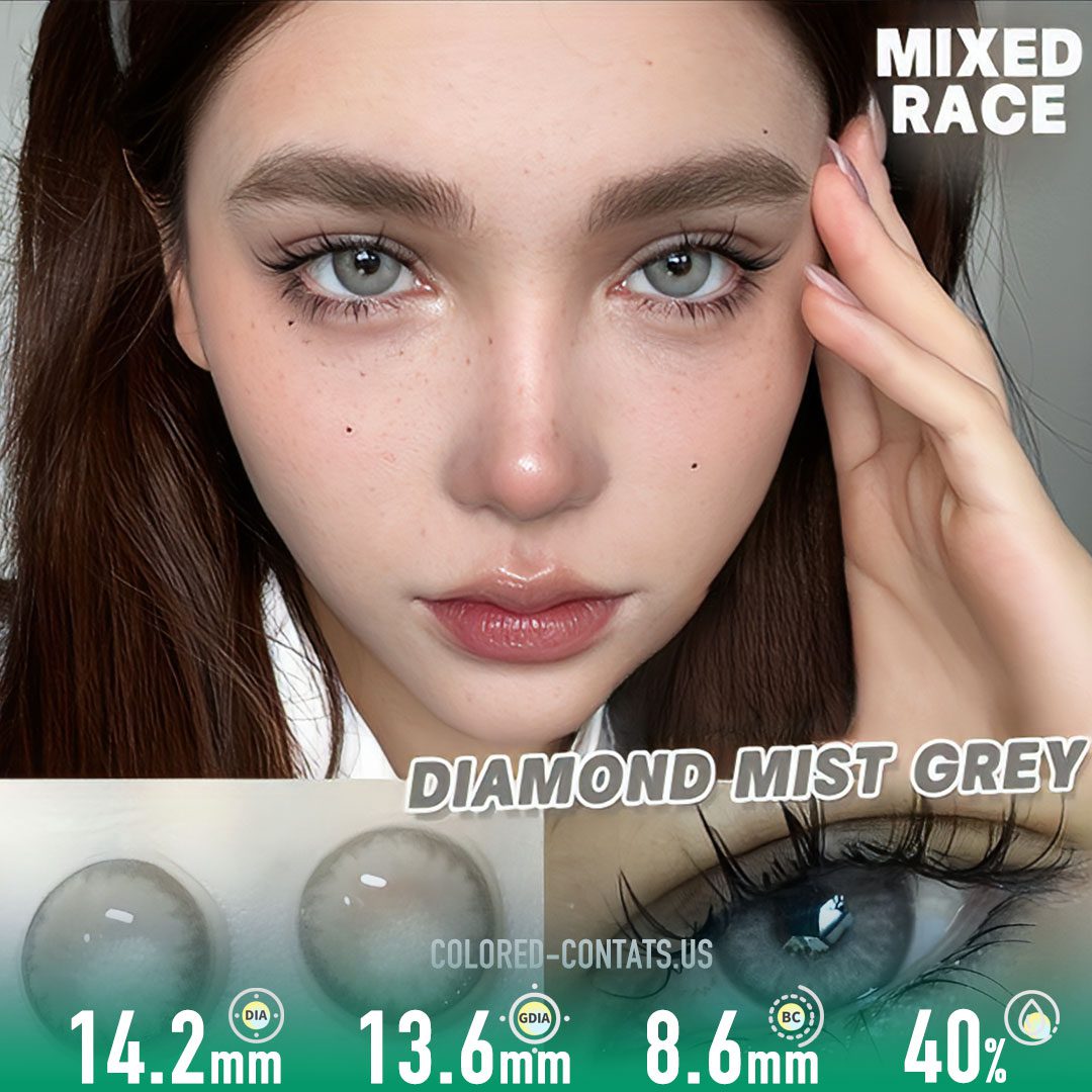 Diamond Mist Grey Contact Lenses - image 1