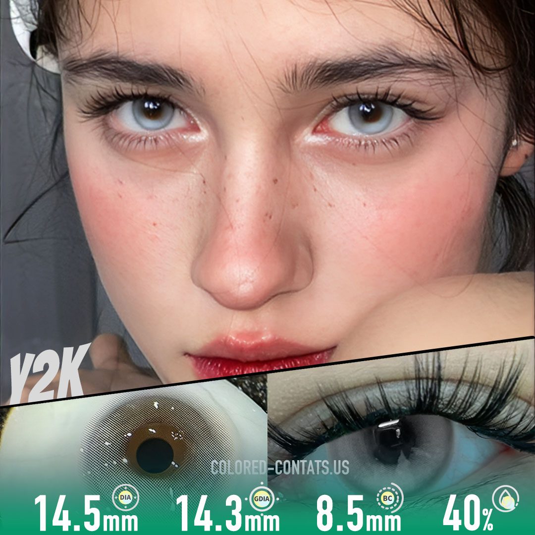 Elfin Girl Grey Contact Lenses - image 1