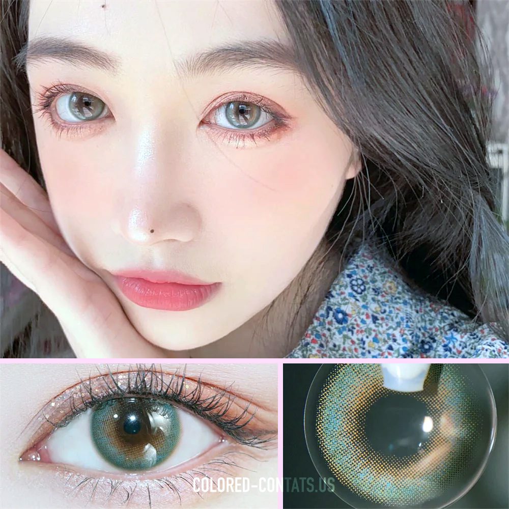 Emerald Basilic Green Contact Lenses - thumbnail 3