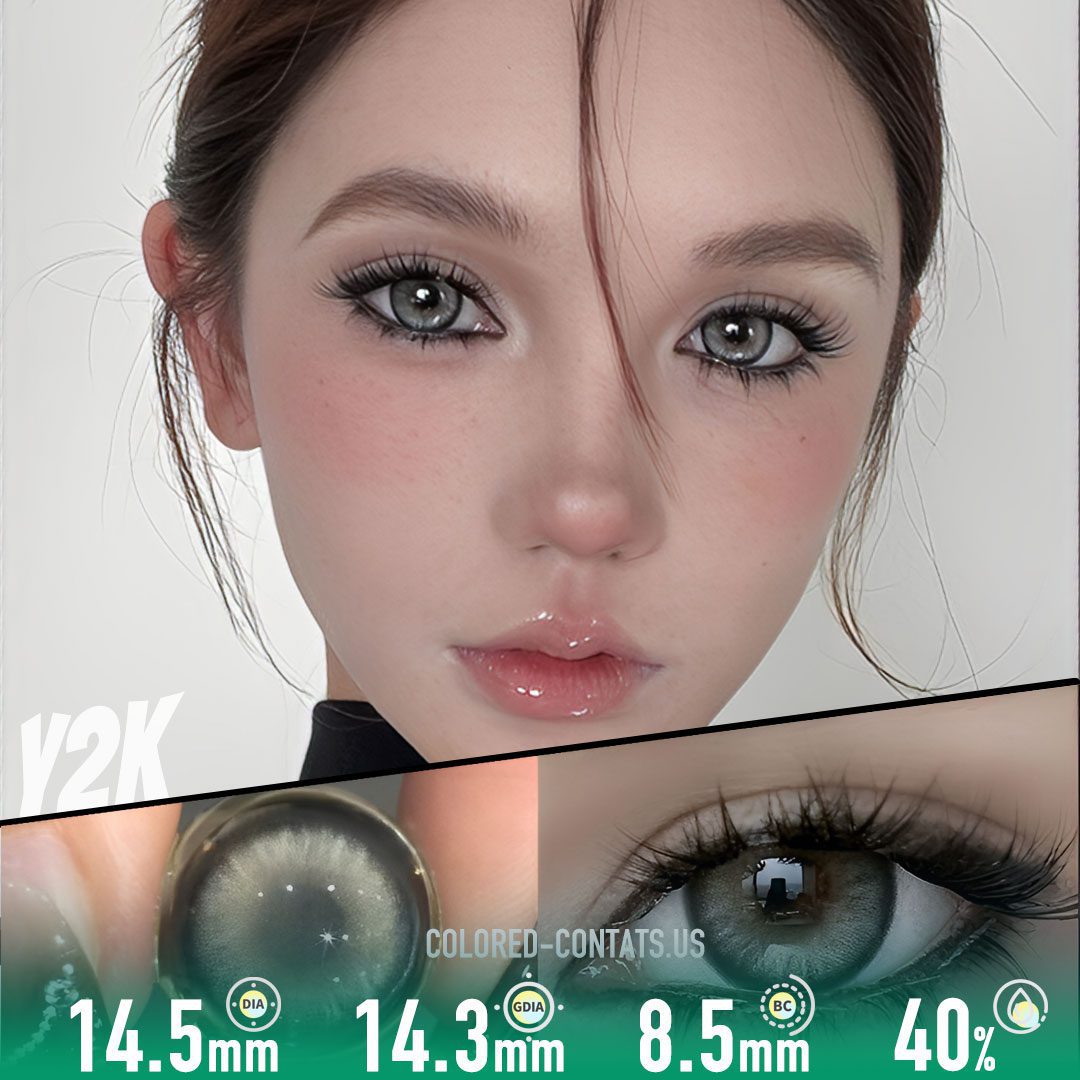 Glacial Allure Grey Contact Lenses - image 1