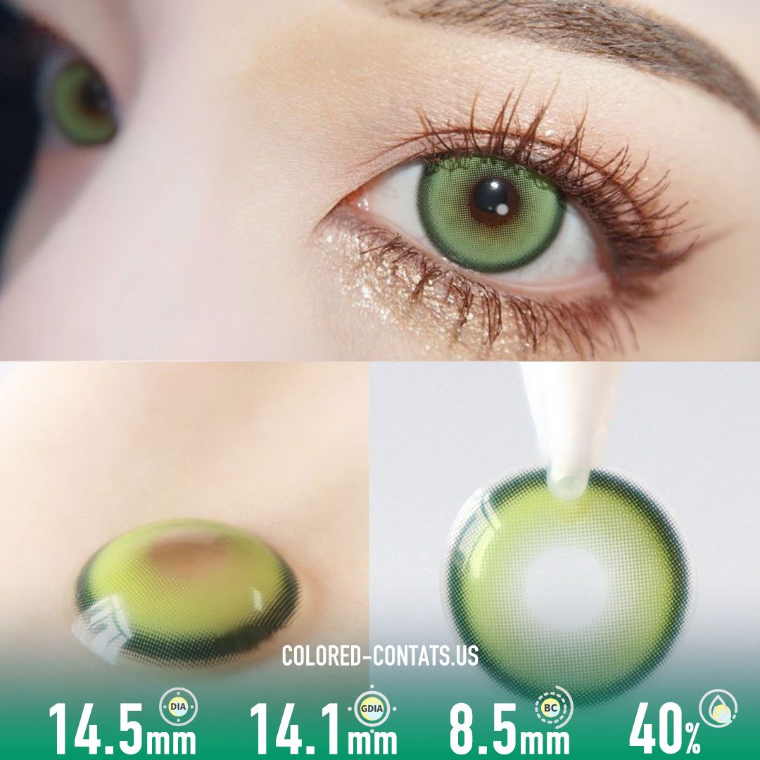 Mermaid Deep Green Contact Lenses (10 PCS) - image 1
