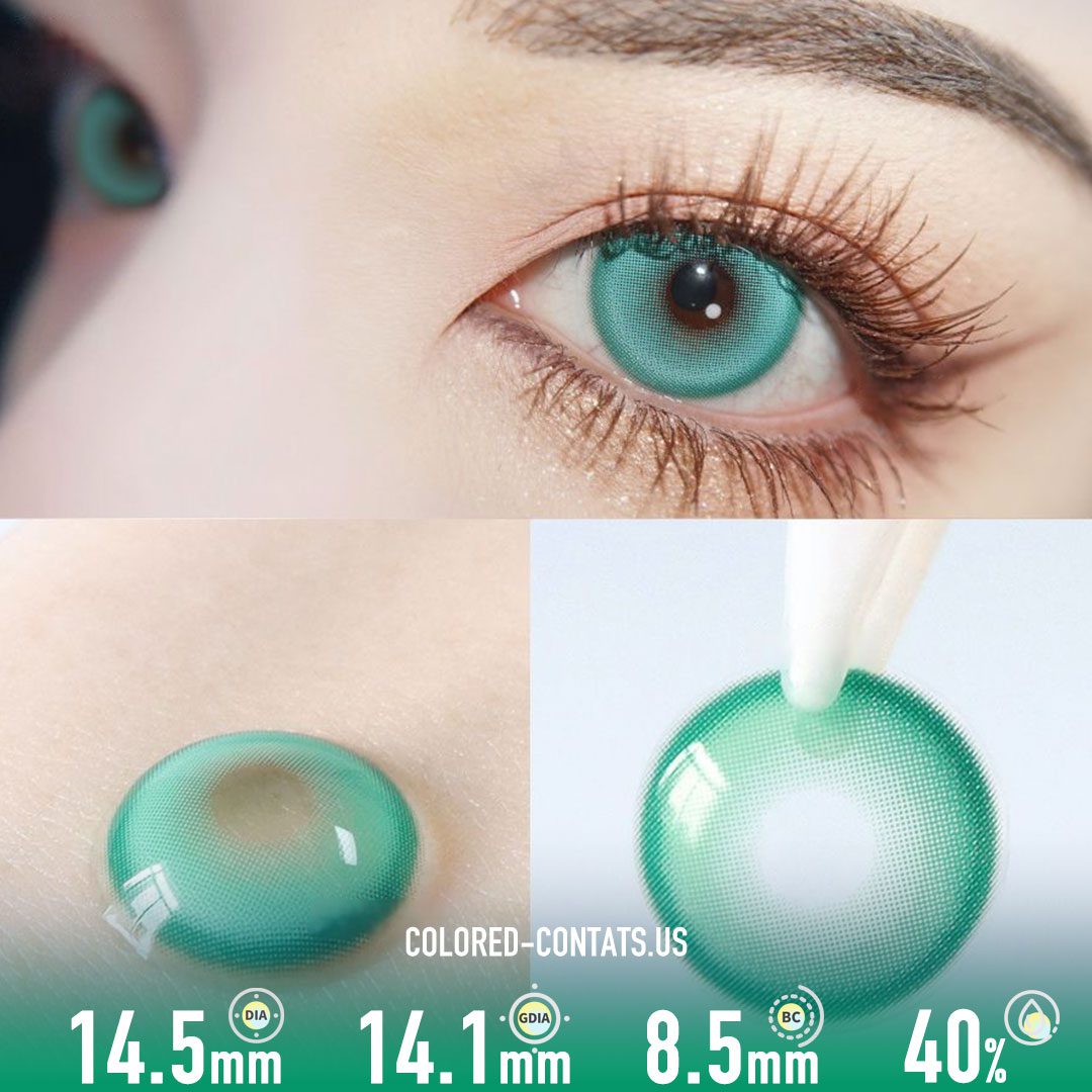 Mermaid Gem Green Contact Lenses (10 PCS) - image 1