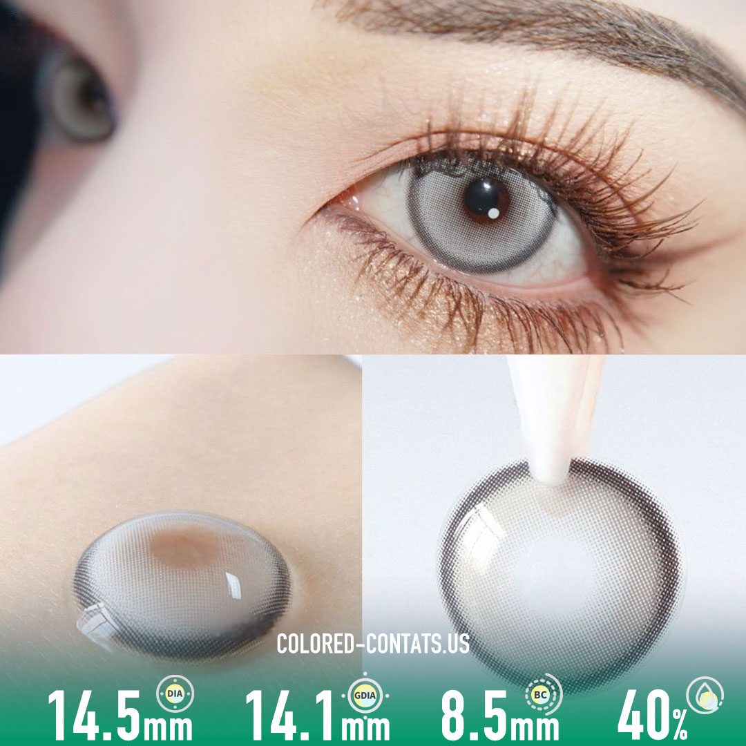 Mermaid Pearl Grey Contact Lenses (10 PCS) - image 1