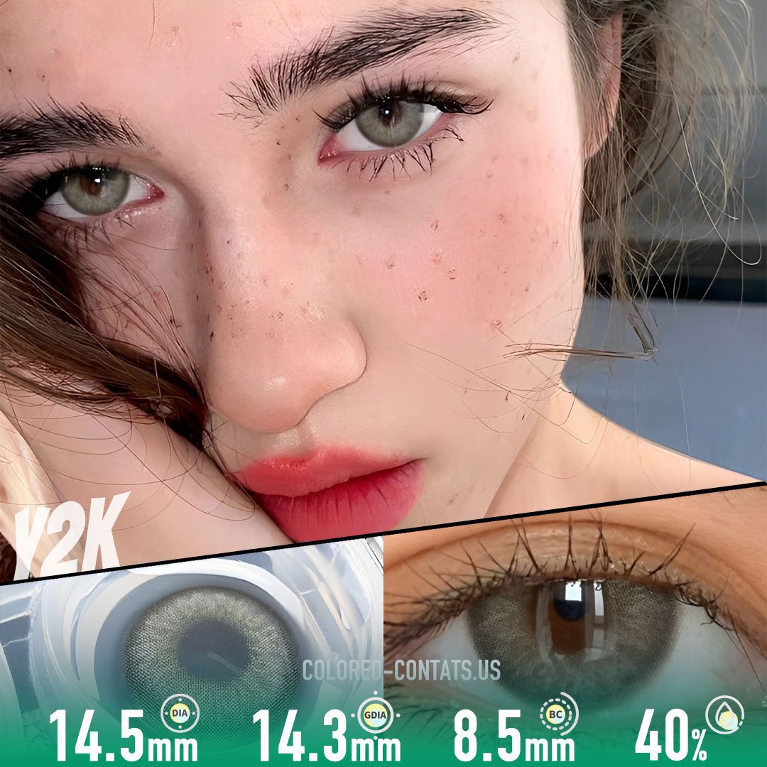 Minty Milk Grey Contact Lenses - image 1