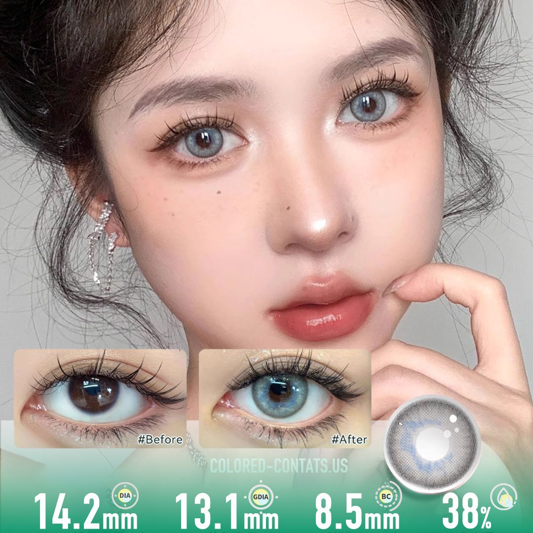 Mystic Gray Night Spirit Contact Lenses (10-Pack) - image 1