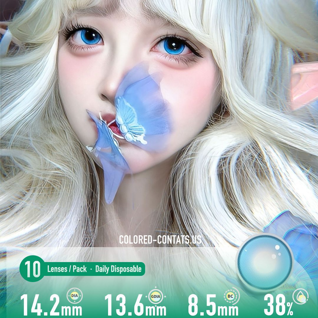 Mystic Iris Blue Contact Lenses – 10PCs - image 1