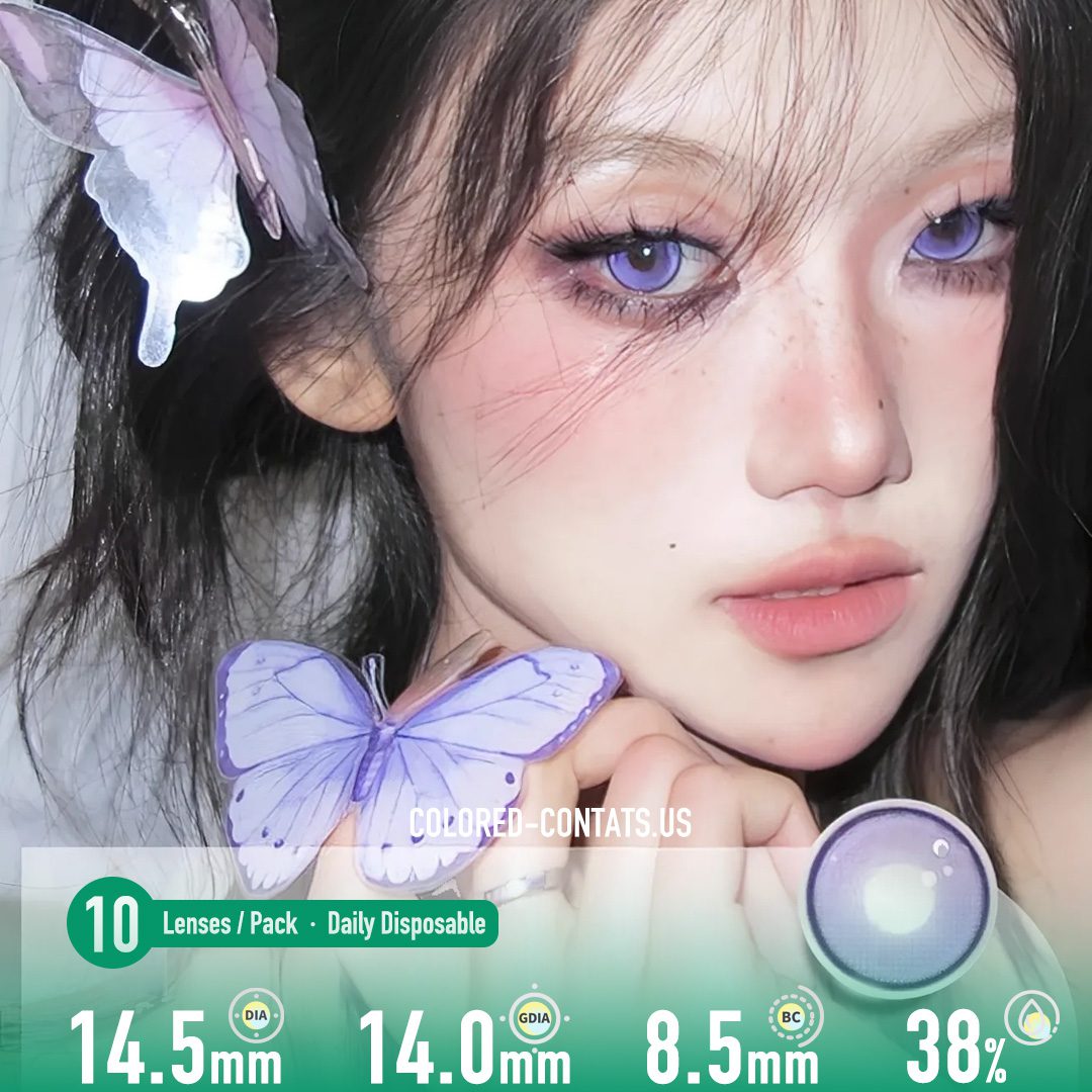 Mystic Iris Purple Contact Lenses - 10PCs - image 1