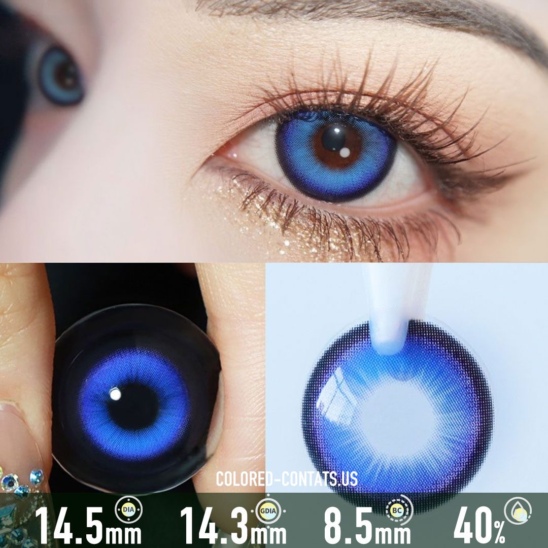 Panty Anarchy Cosplay Contact Lenses - Blue Contacts - thumbnail 2