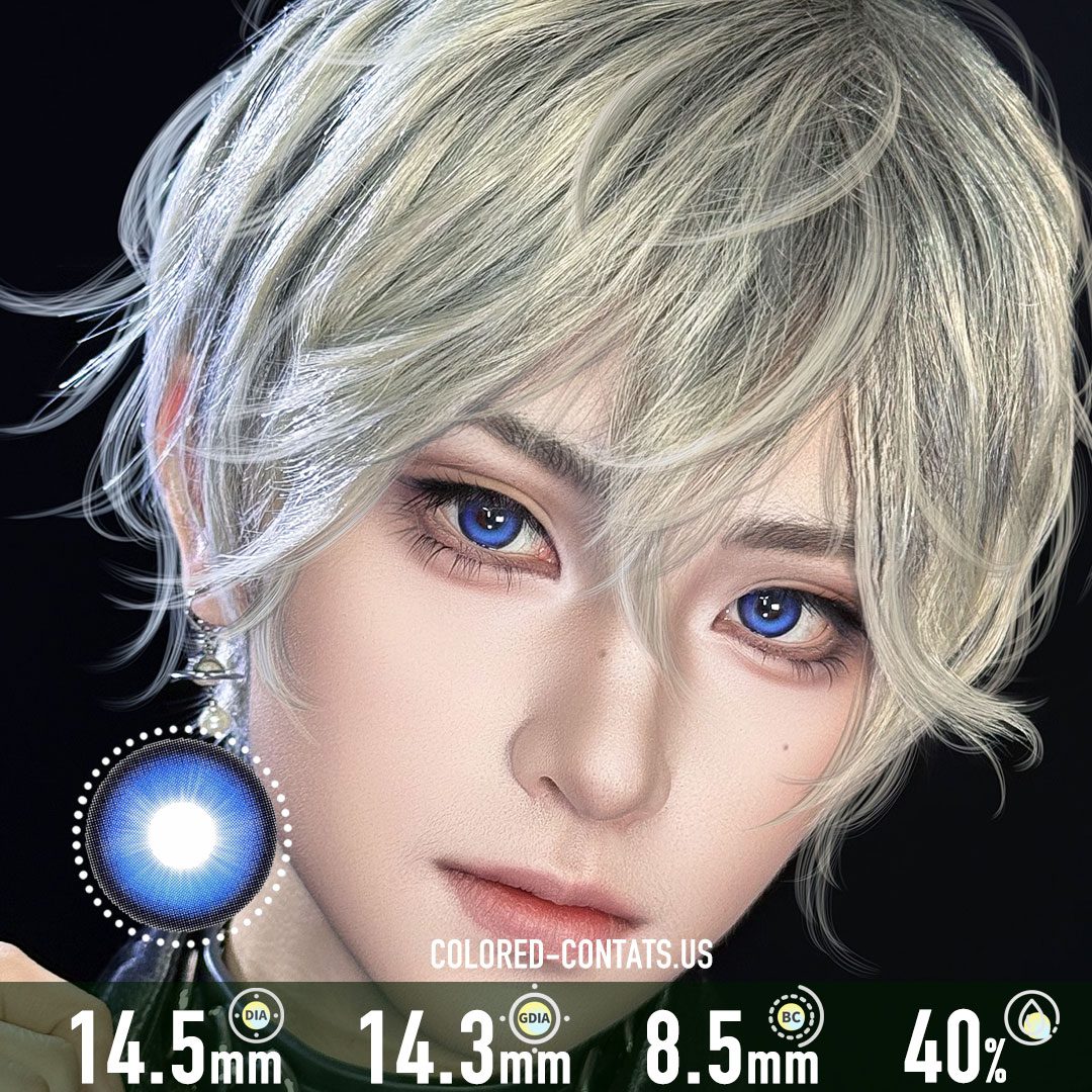 Panty Anarchy Cosplay Contact Lenses - Blue Contacts - thumbnail 3
