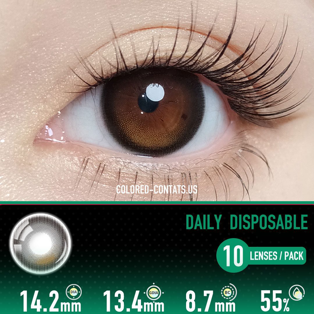 Sacred Sunset Amber Contact Lenses - image 1