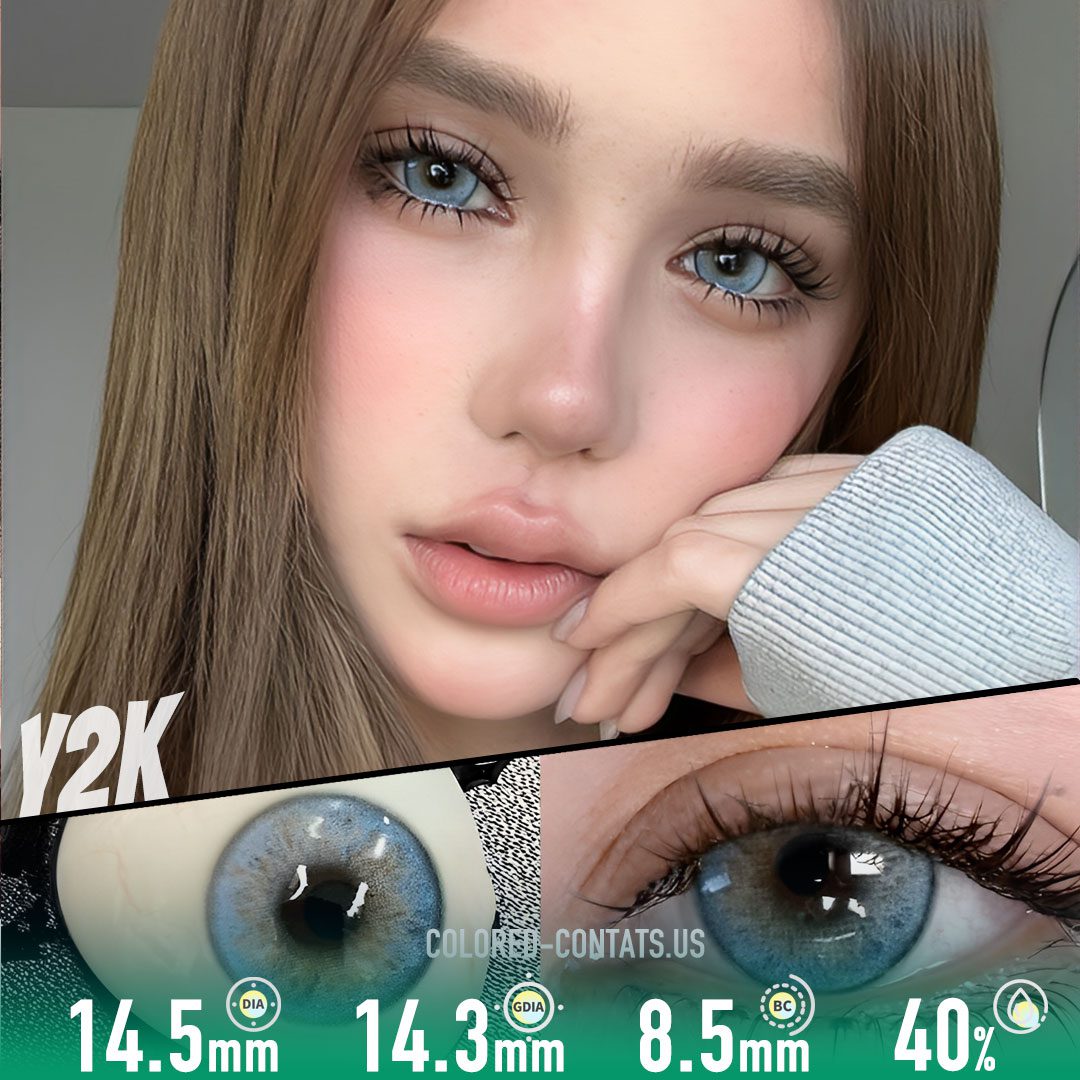 Smoky Ocean Grey Contact Lenses - image 1