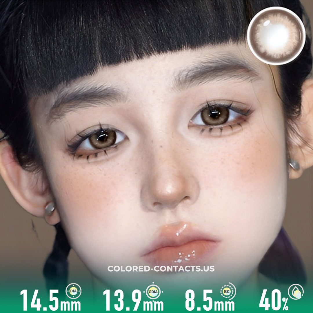 Solitude Chestnut Brown Contact Lenses (10 PCS) - image 1