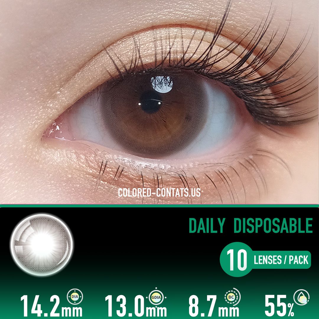 Translucent Taupe Contact Lenses - image 1