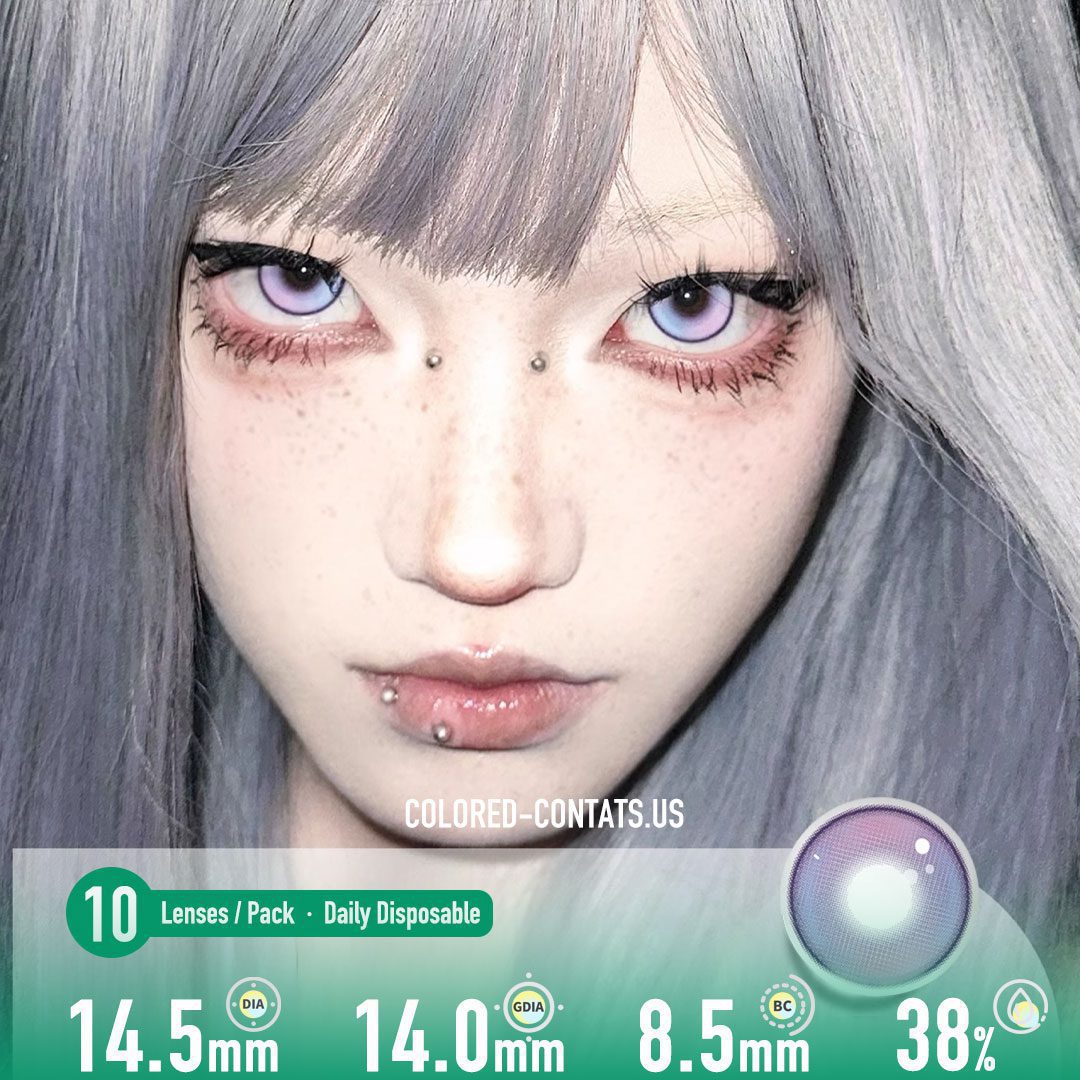 Twilight Ombre Purple Contact Lenses – 10PCs - image 1