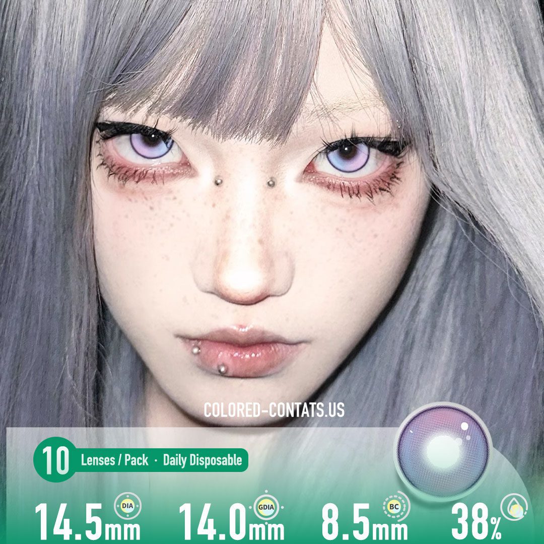 Twilight Ombre Purple Contact Lenses - 10PCs - image 1