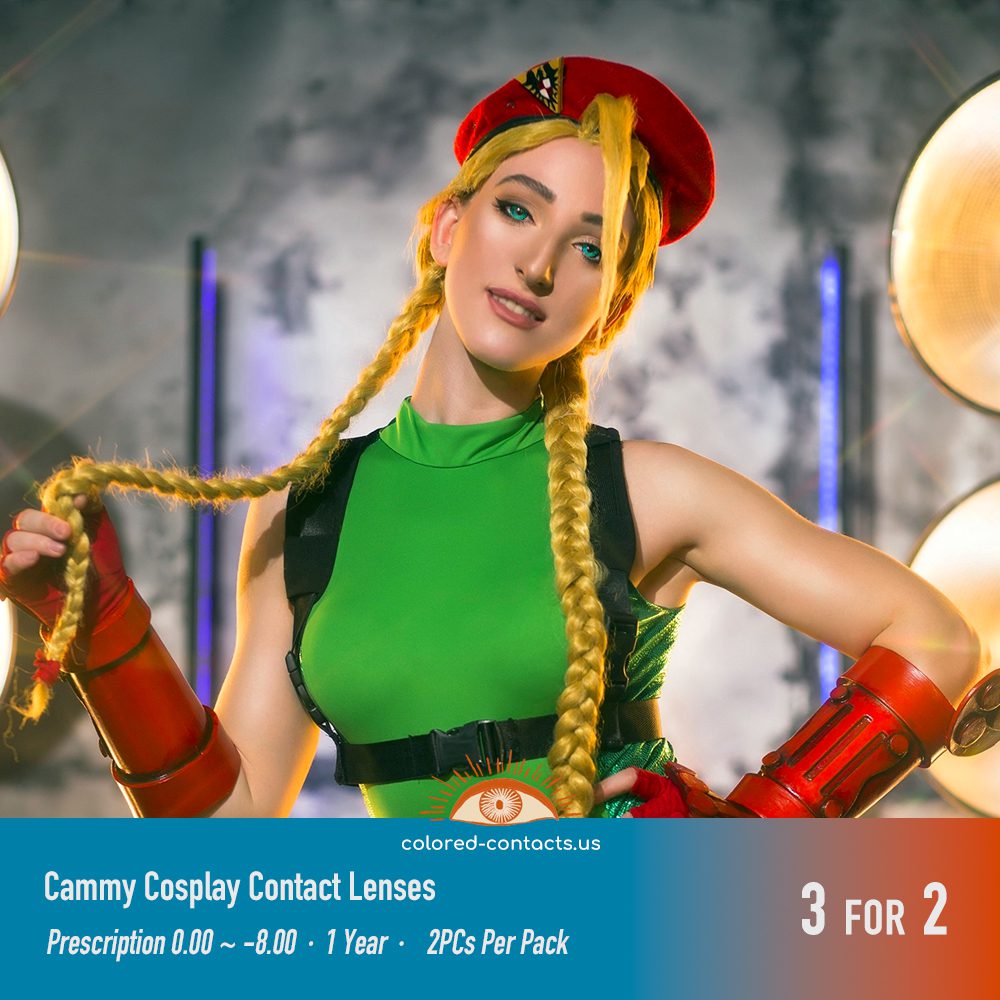 Cammy Cosplay Contact Lenses - thumbnail 3