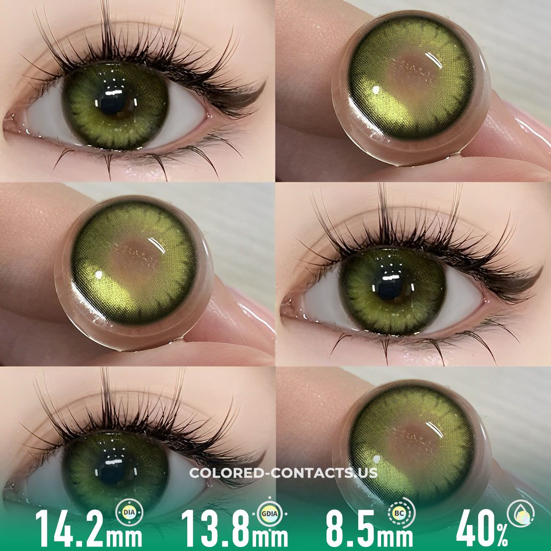 Candy Green Colored Contacts - image 1