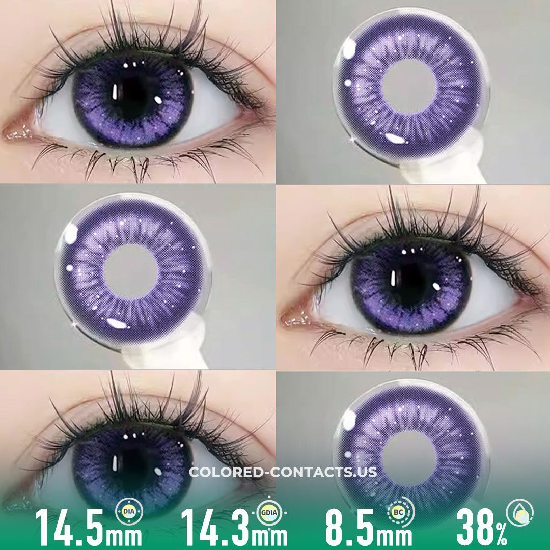 Candy Purple Colored Contacts - image 1