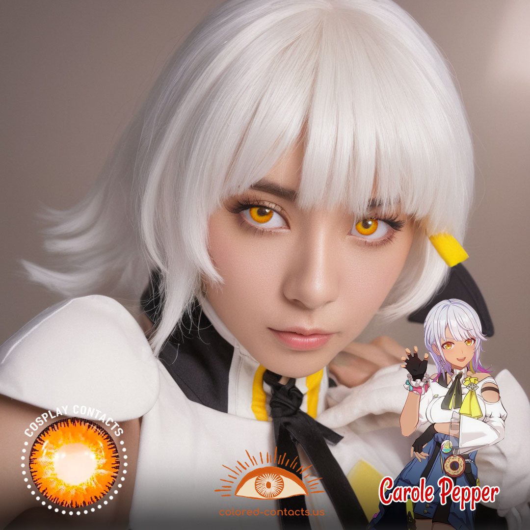 Honkai Impact 3rd: Carole Pepper Cosplay Contact Lenses - image 1