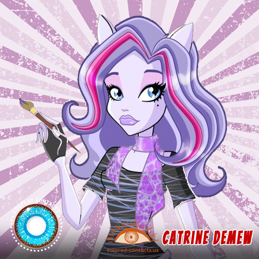 Monster High : Catrine DeMew Cosplay Contact Lenses - image 1