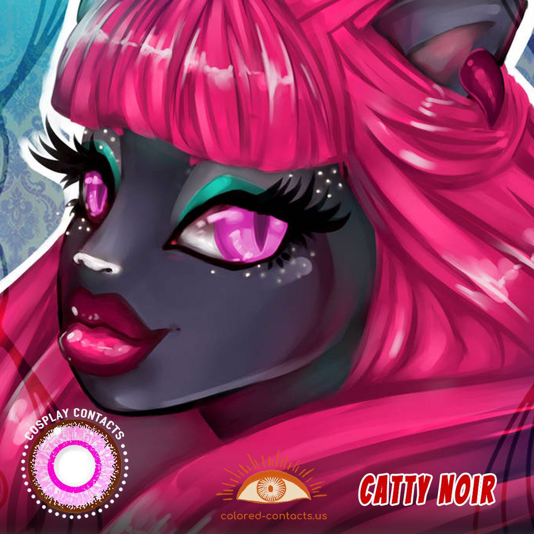 Monster High : Catty Noir Cosplay Contact Lenses - image 1