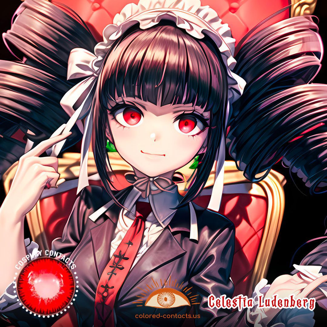 Celestia Ludenberg Cosplay Contacts - image 1