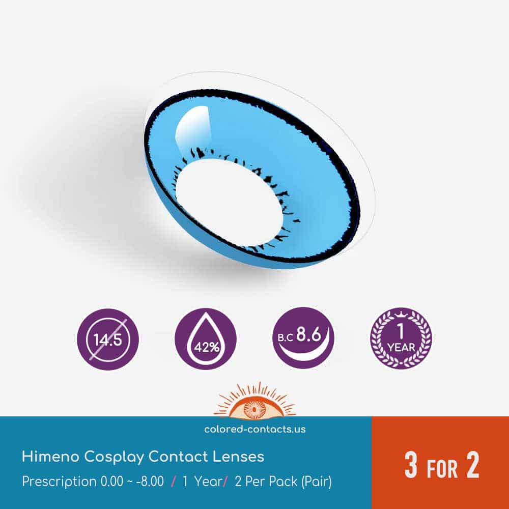 Chainsaw Man - Himeno Cosplay Contact Lenses - thumbnail 3