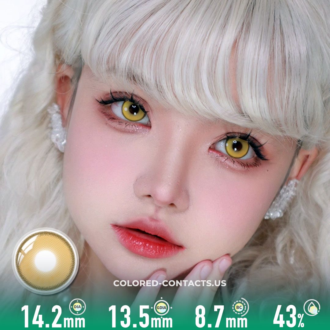 Champagne Shimmer Contact Lenses | 4-Lens Pack - image 1