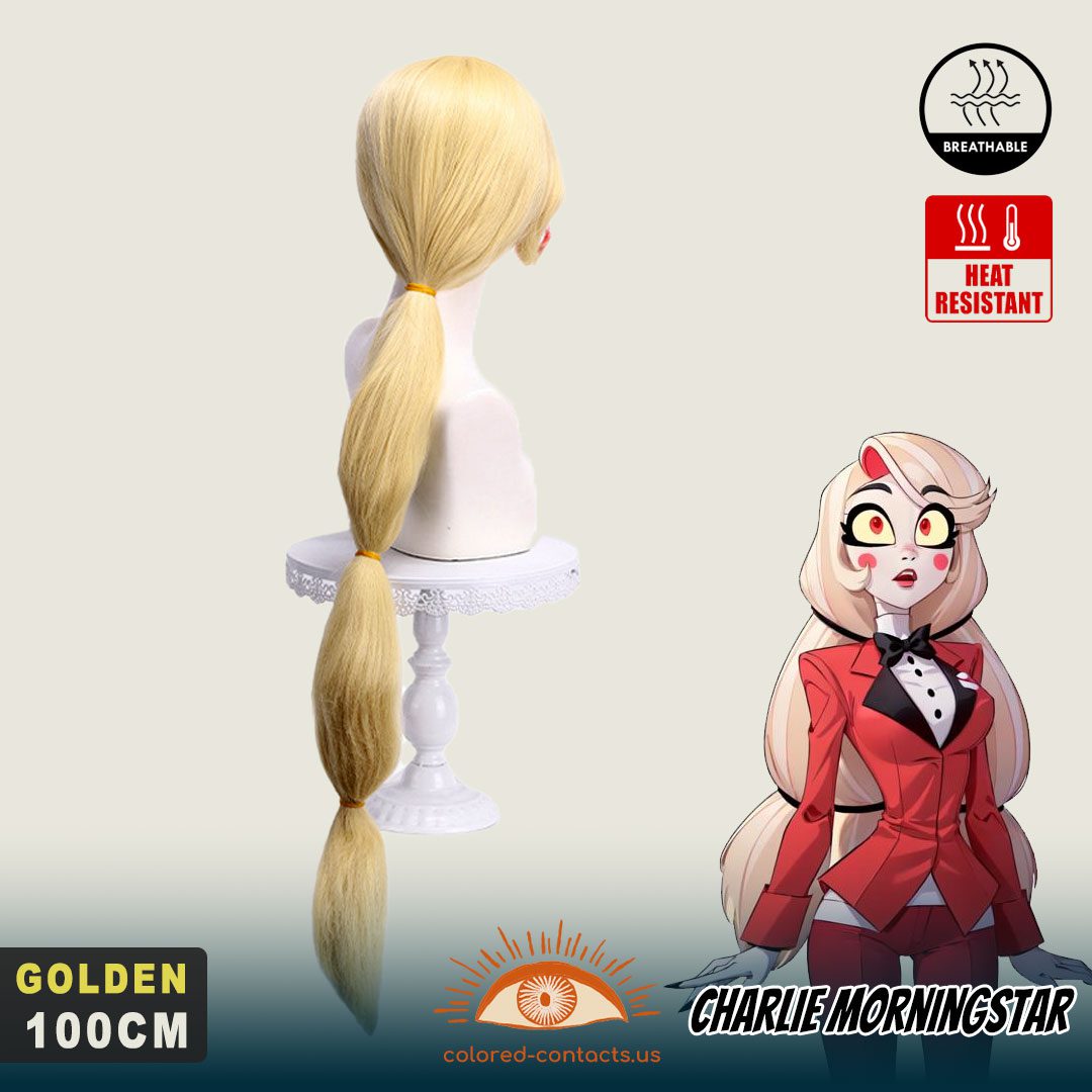 Hazbin Hotel: Charlie Morningstar Cosplay Wig - thumbnail 3