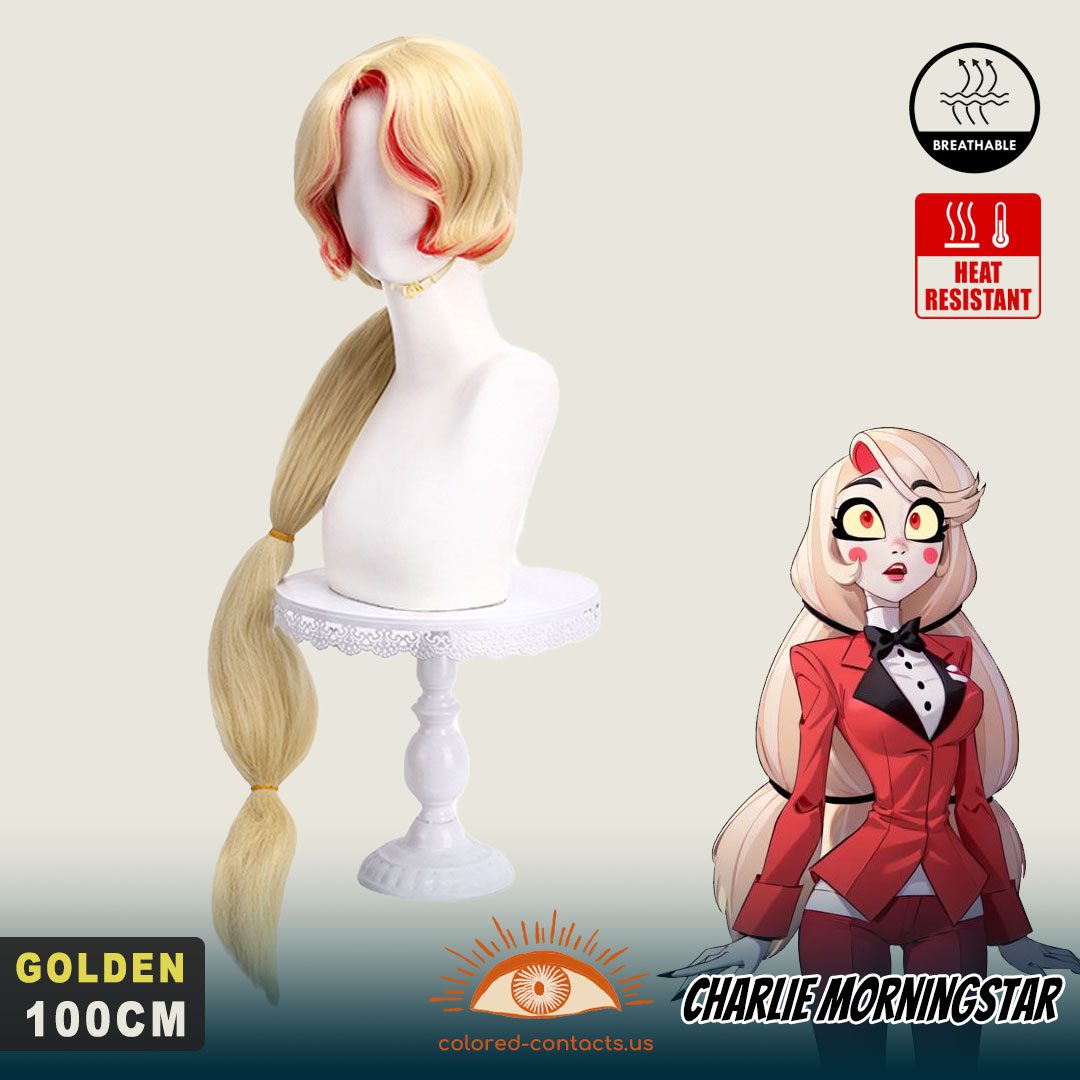 Hazbin Hotel: Charlie Morningstar Cosplay Wig - thumbnail 2