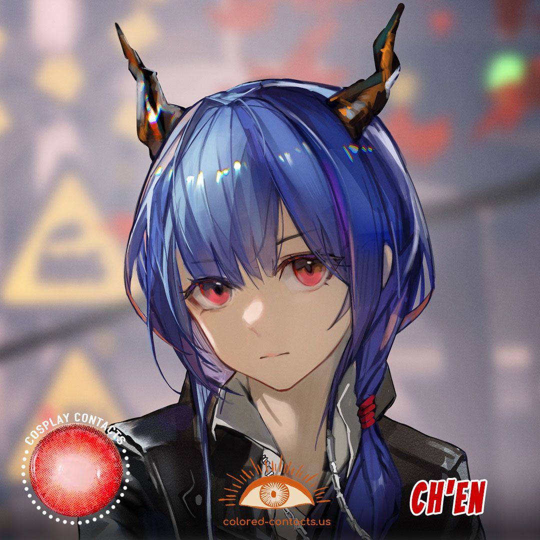Arknights : Ch’en Cosplay Contact Lenses - image 1