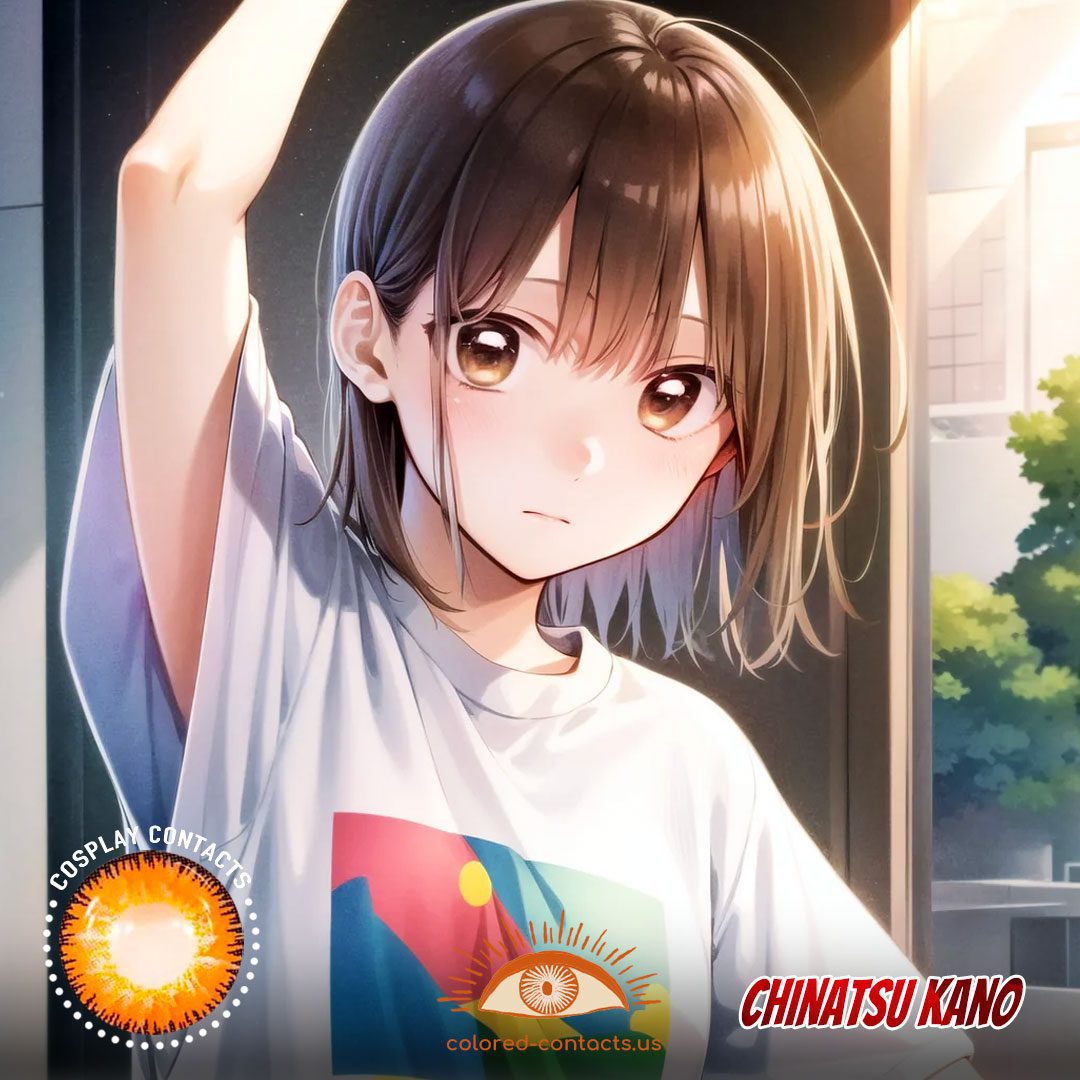 Chinatsu Kano Cosplay Brown Contact Lenses - image 1
