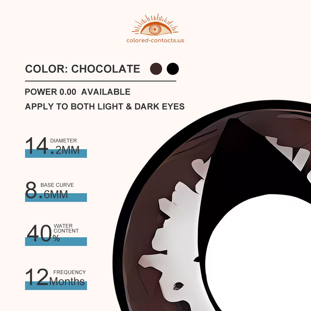 Chocolate Cat Eye Contacts - thumbnail 3