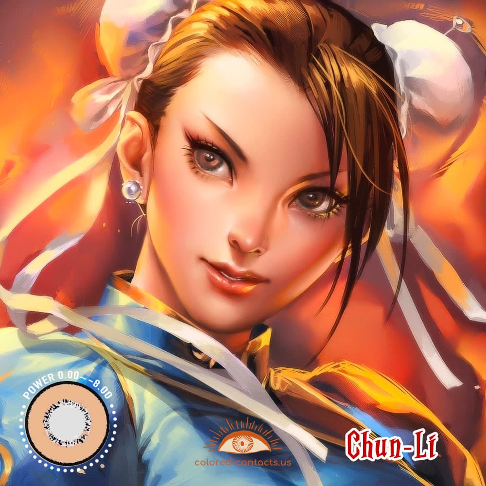 Chun-Li Cosplay Contact Lenses - image 1