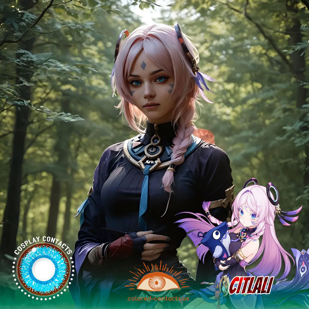 Citlali Cosplay Blue Contact Lenses - image 1
