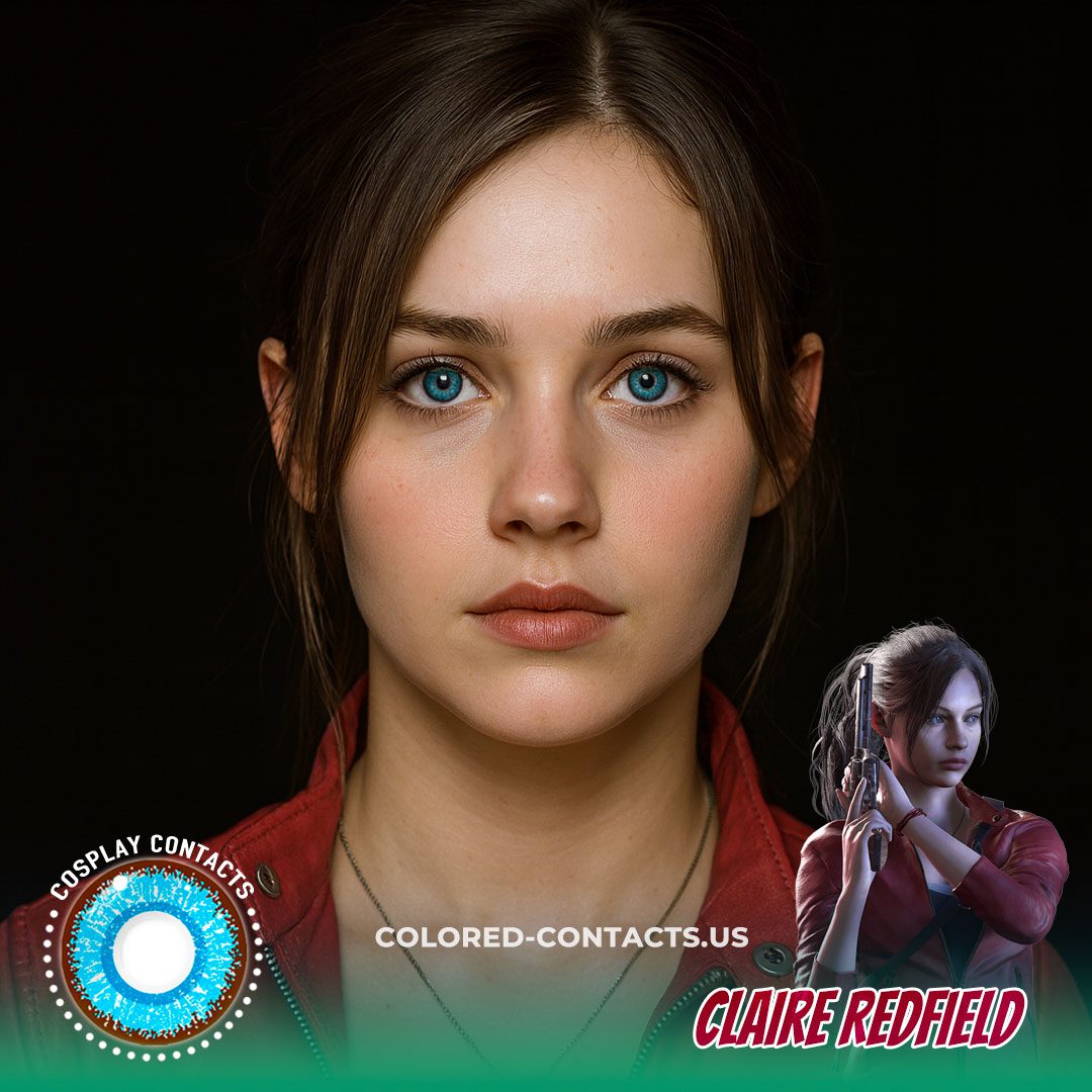 Claire Redfield Cosplay Contact Lenses - image 1