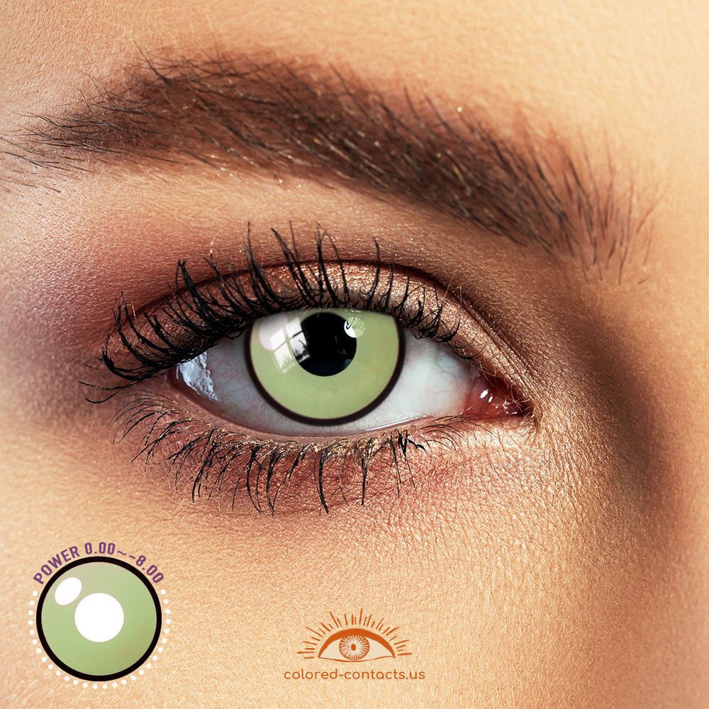 Classic Green Anime Eyes Colored Contacts - image 1
